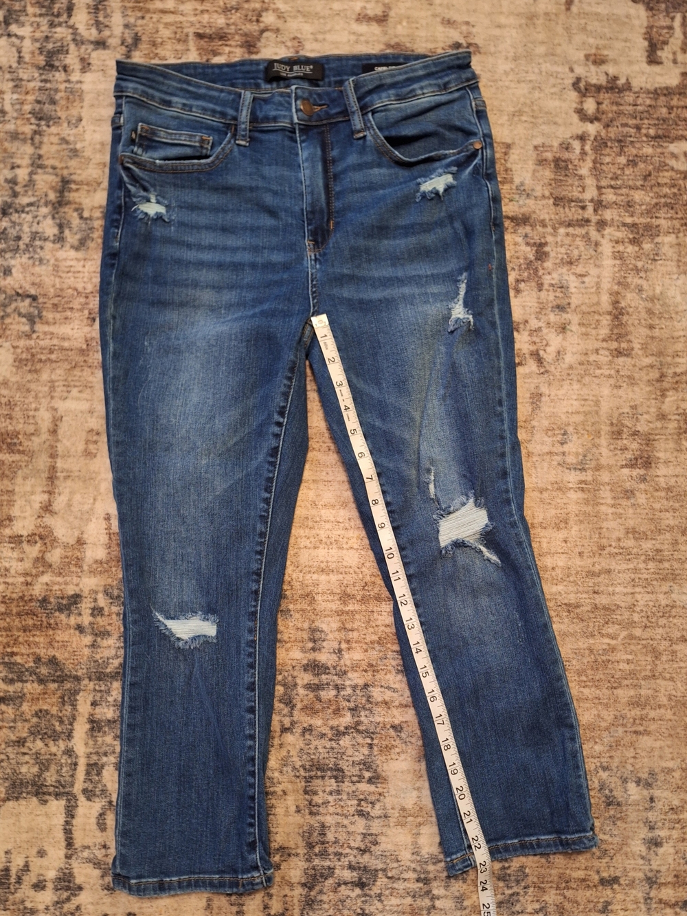 Judy Blue Jean Capri Fit. Sz 11/30